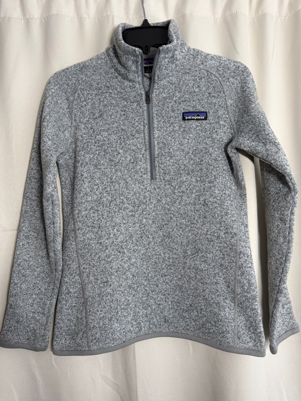 Patagonia Better Sweater Gray Fleece Quarter Zip‎ Pullover XS